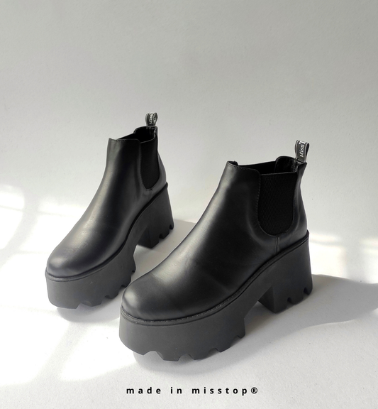 Botas chelsea mujer GOTH CUERO Misstop